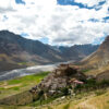 Key Monastery perched on a hilltop in Spiti Valley